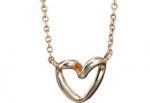 Fiorelli Gold – Ribbon Heart Pendant