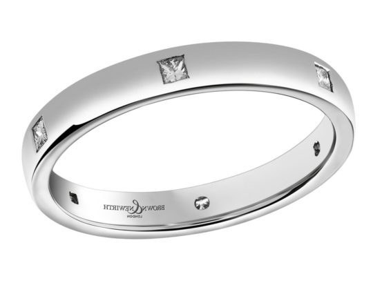 Brown & Newirth Diamond Set Wedding Ring