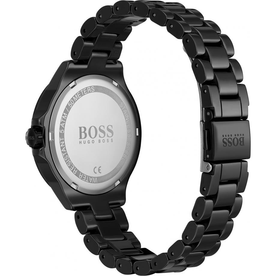 black hugo boss women's watch