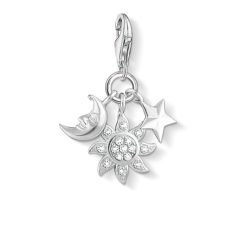Girls Necklace Princess Crown w/Diamond Accent | Silver
