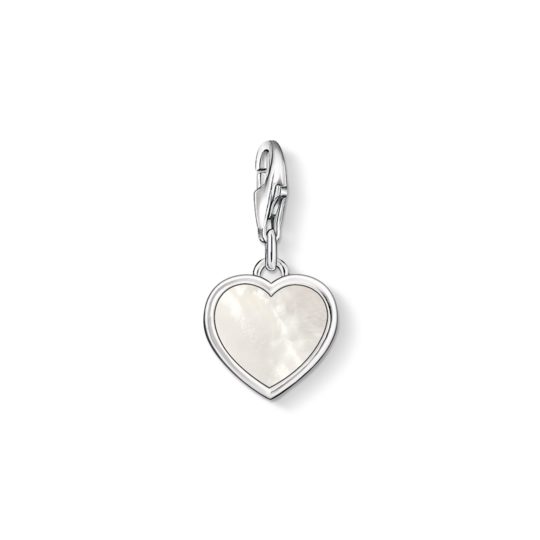 Thomas Sabo Mother of Pearl Heart Charm