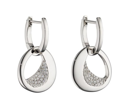 Fiorelli Silver Hoop CZ Set Earrings