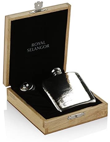 Pewter Hip Flask Boxed