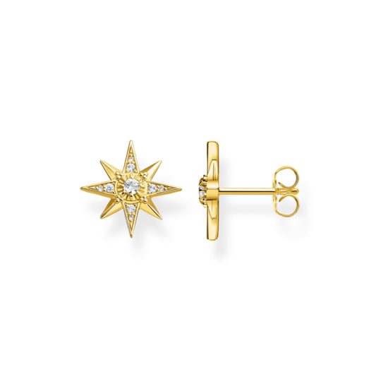 Thomas Sabo Gold Plated Star Stud Earrings