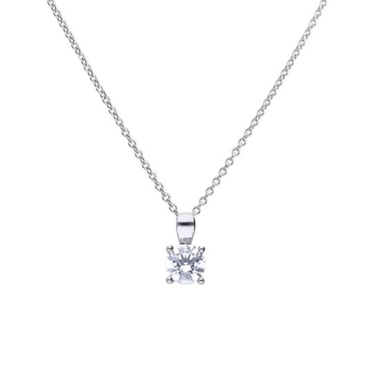 Diamonfire Four Claw 0.75ct Pendant