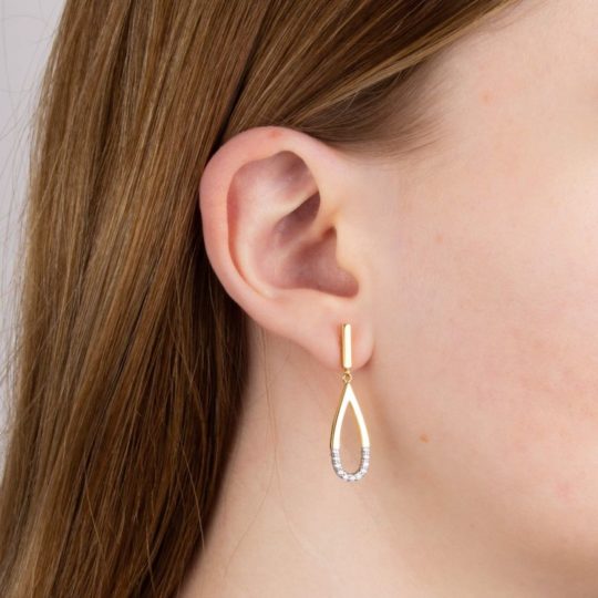 Fiorelli Gold Plated Teardrop Earrings