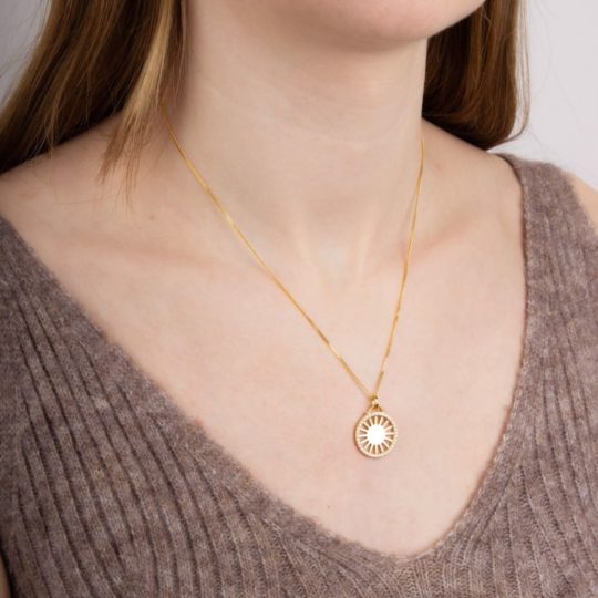 Fiorelli Medallion Gold Plated Pendant