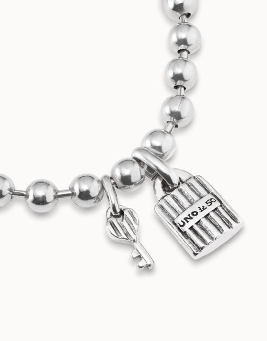 UNO de 50 Silver Key Bracelet