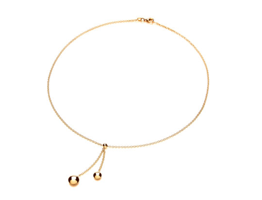 9ct Yellow Gold Drop Necklace