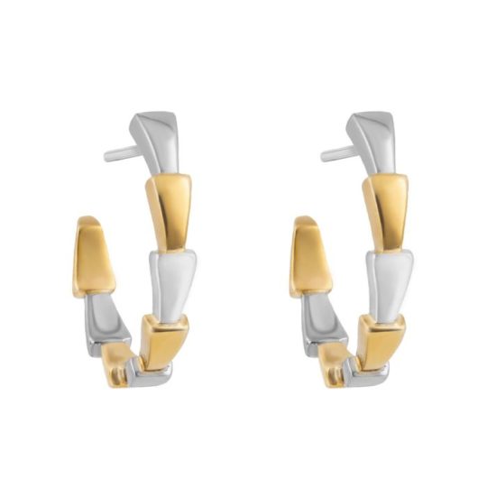 Fiorelli Yellow Gold Plated Silver Hoop Earrings