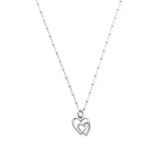 ChloBo Mini Cube Love Heart Necklace