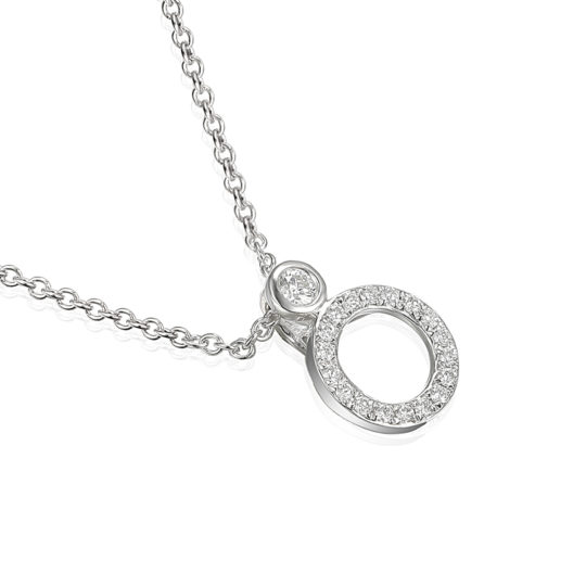 Diamond Circle Diamond Pendant