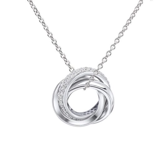 Diamonfire Triple Twist Pendant