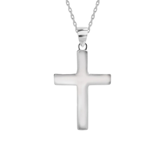 Sterling Silver Cross and Chain