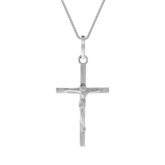 Sterling Silver Crucifix and Chain