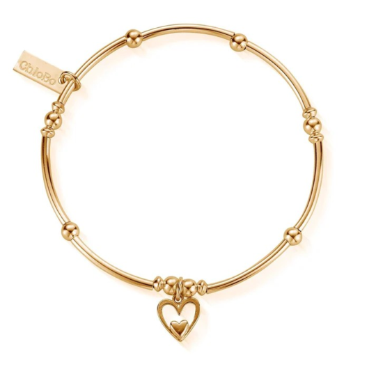 ChloBo Mini Noodle Ball Heart Bracelet