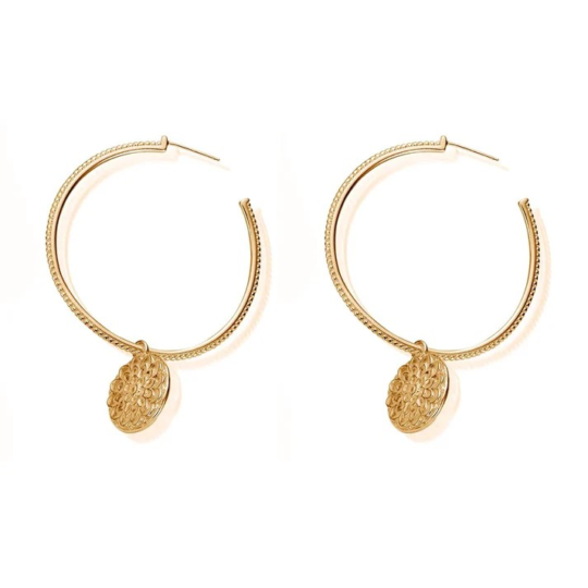 ChloBo Moonflower Hoop Earrings