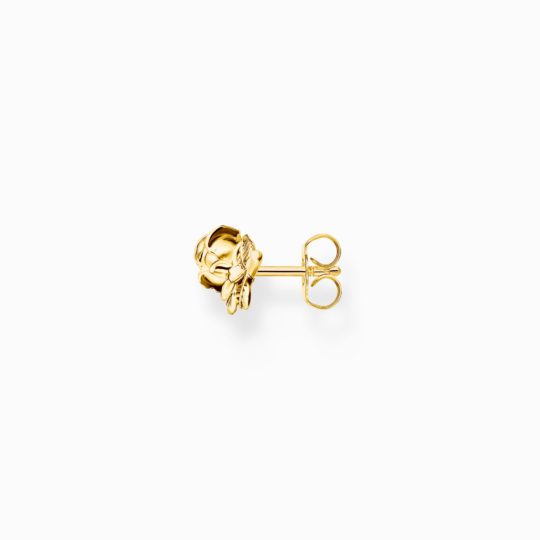 Thomas Sabo Gold Plated Stud Rose Earrings