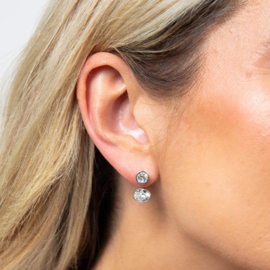 Fiorelli Front & Back Crystal Earrings