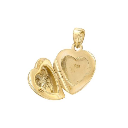 Elements Gold Plated Silver Locket