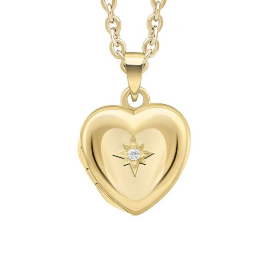 Elements Gold Plated Silver Locket