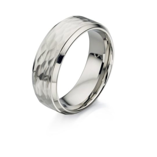 Fred Bennett Steel Textured Ring